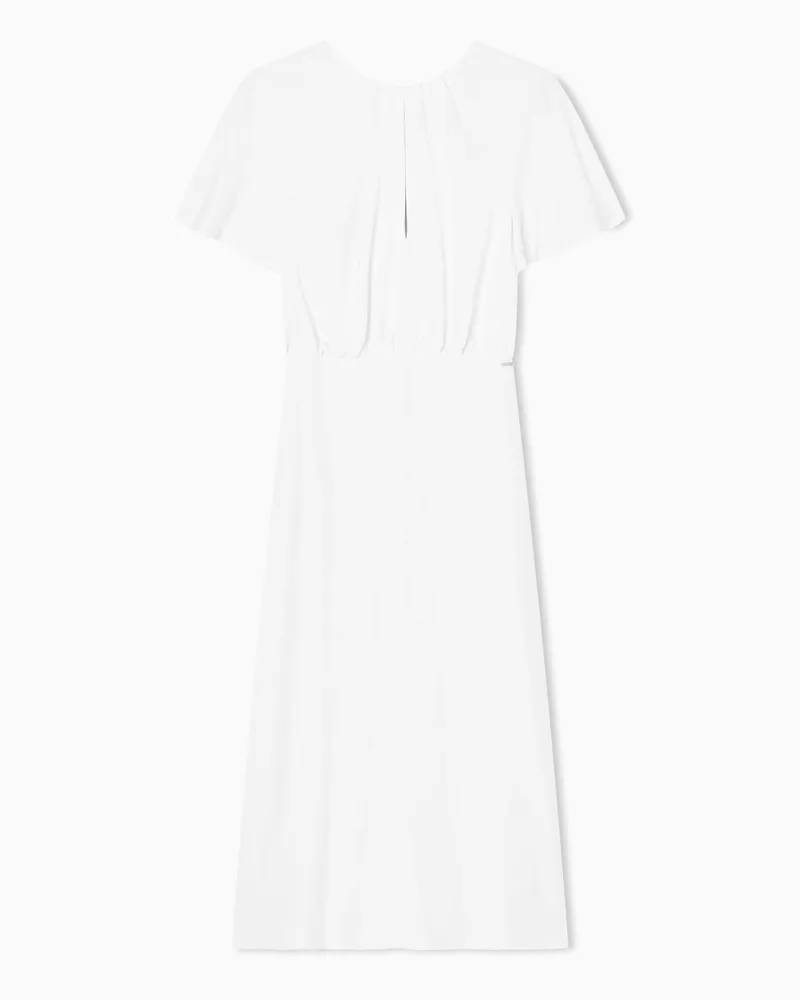 Armani Exchange Midi-Kleider Weiß