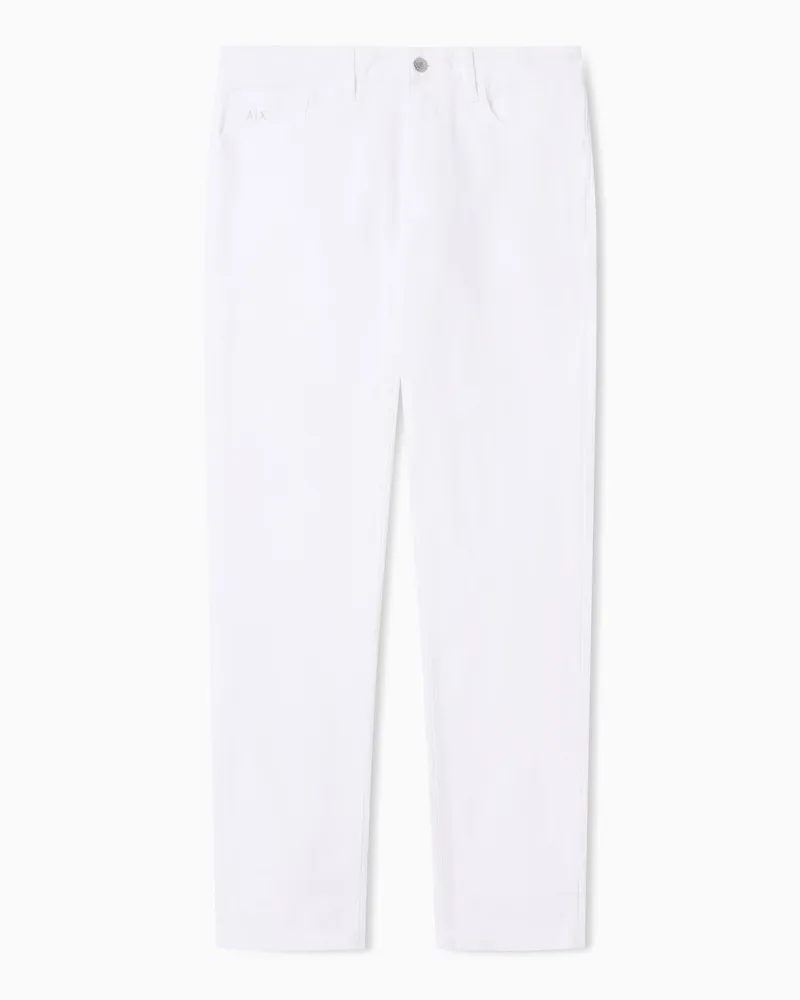Armani Exchange Skinny cotton jeans Weiß