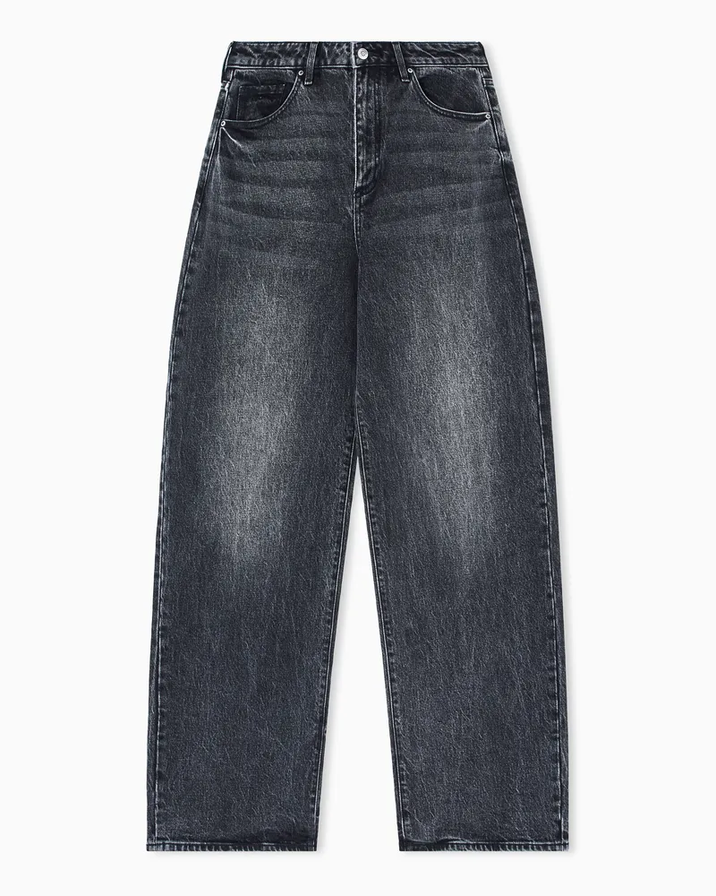 Armani Exchange Relaxed-Jeans Schwarz