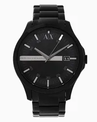 Armani Exchange Uhrenstahlarmbänder Schwarz