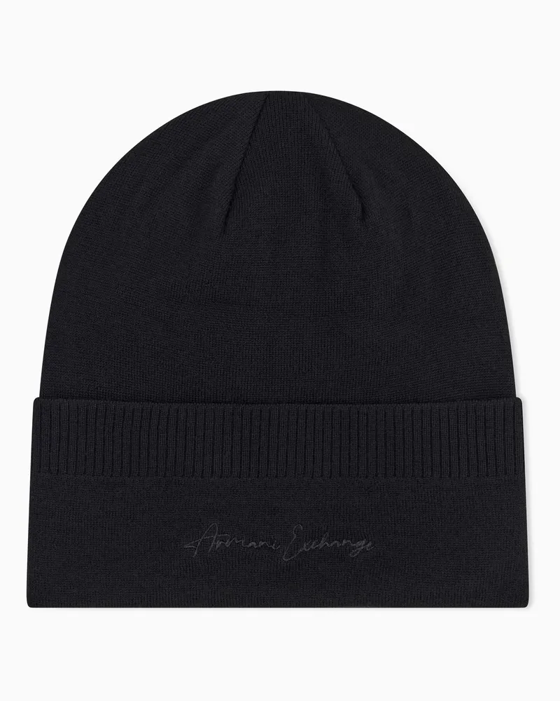 Armani Exchange Beanies Schwarz