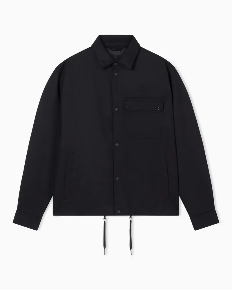 Armani Exchange Technical fabric blouson Schwarz