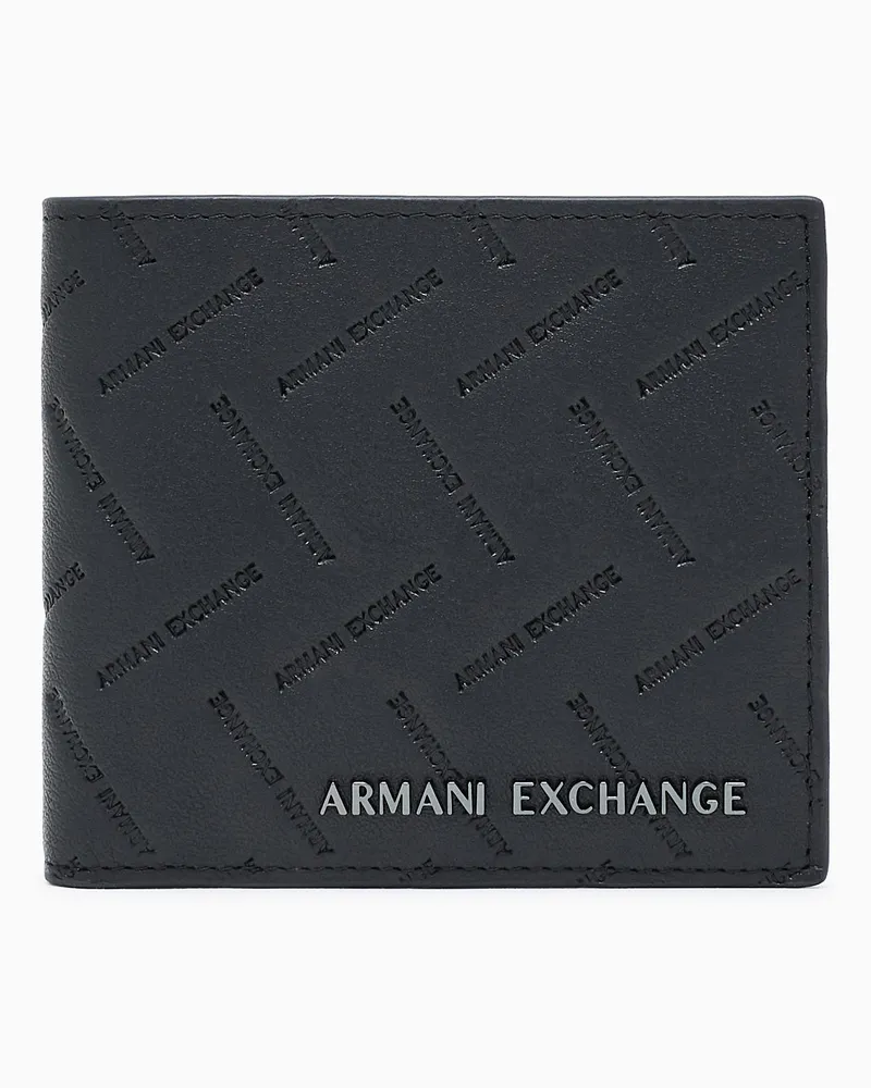 Armani Exchange Book wallet Schwarz