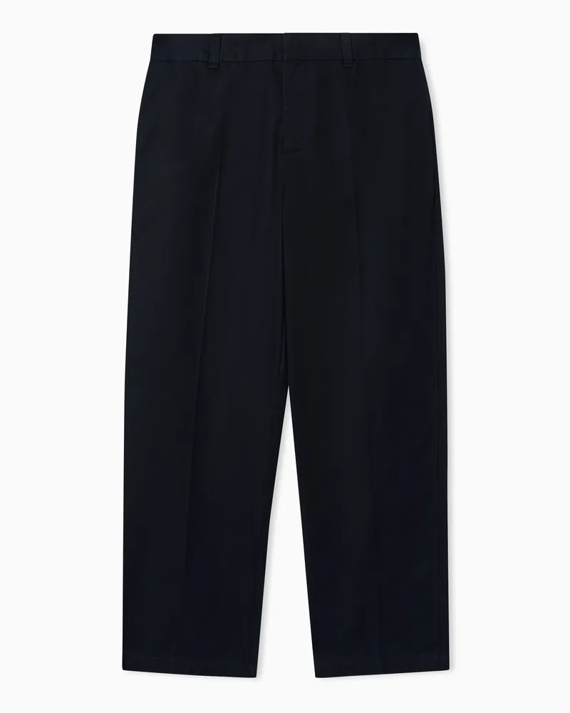 Armani Exchange Cotton trousers Schwarz