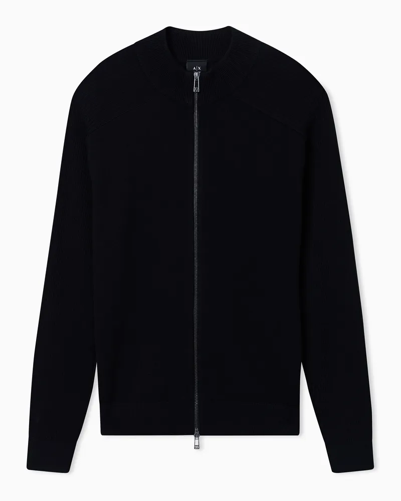 Armani Exchange Cotton cardigan Schwarz