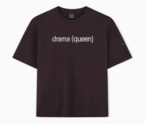 Oversized T-Shirt aus schwerem Baumwolljersey mit Aufdruck