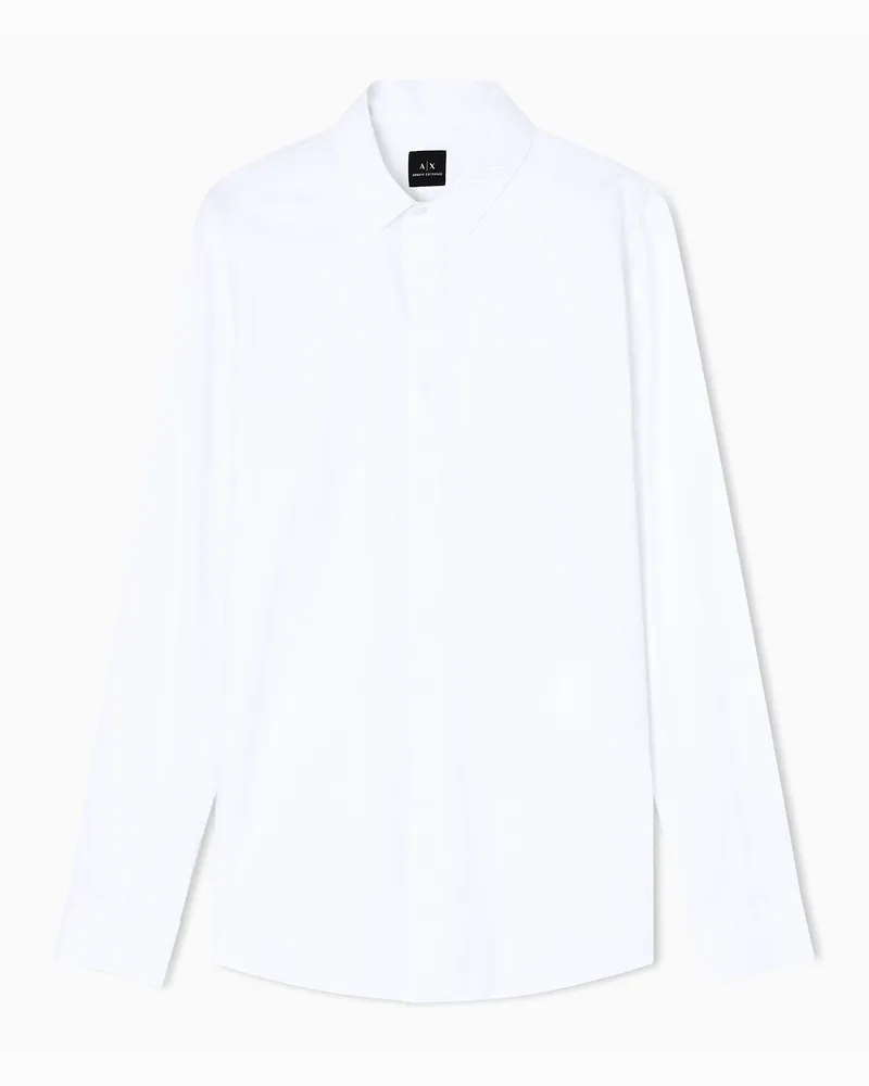 Armani Exchange Klassische Hemden Weiß