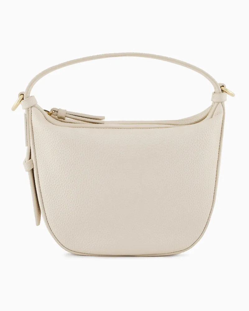 Armani Exchange ASV Logo Handtasche Weiß