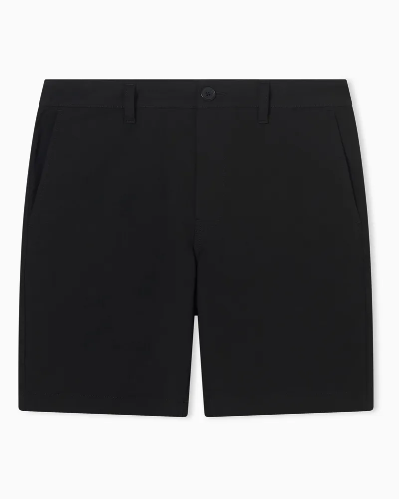 Armani Exchange Baumwoll-Bermudashorts Schwarz