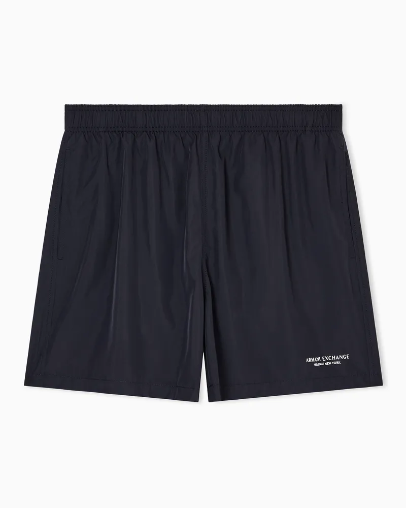 Armani Exchange Boxerkostüm mit Logo Marineblau