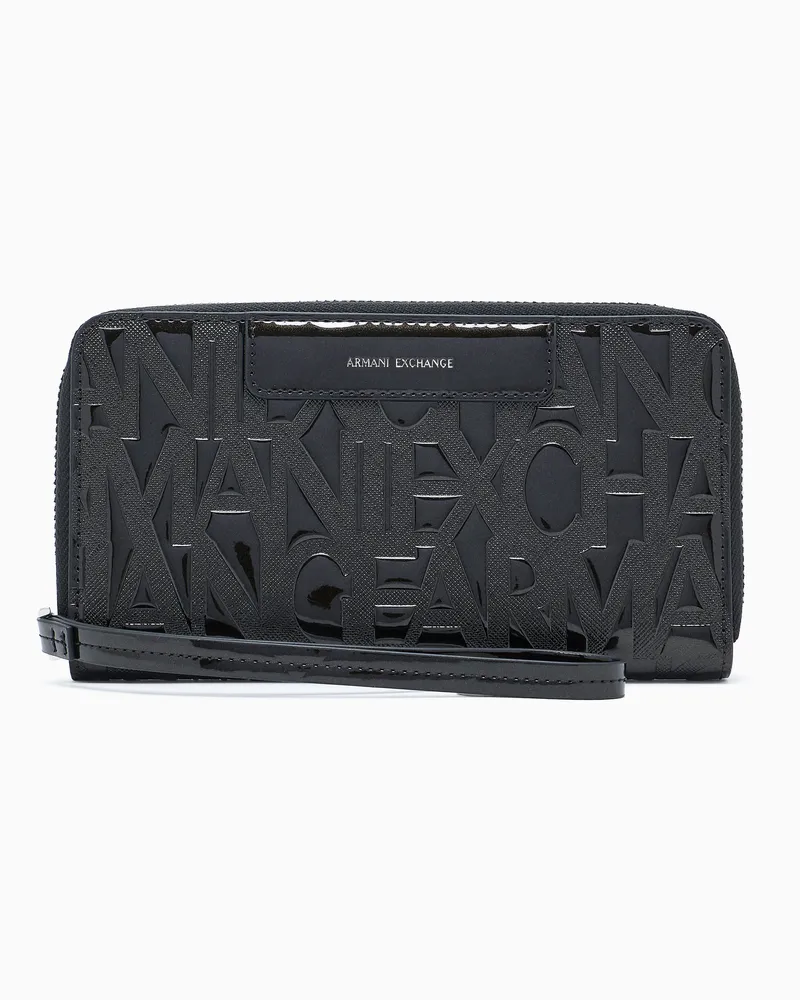 Armani Exchange Portemonnaies Schwarz