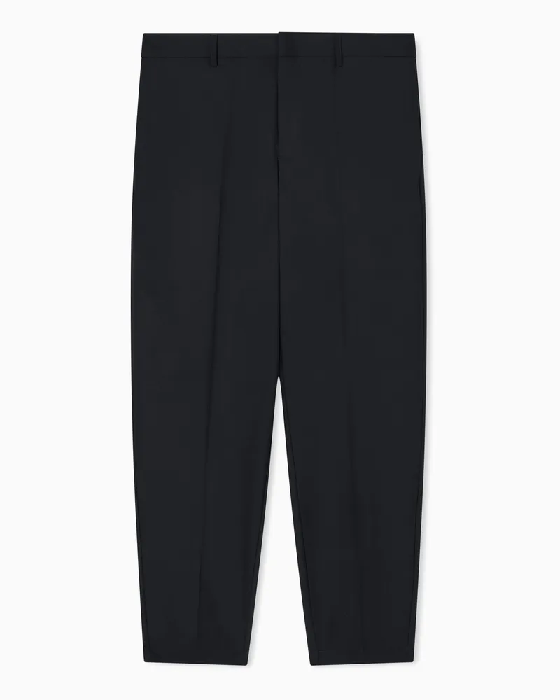 Armani Exchange Hose aus technischem Gewebe Schwarz