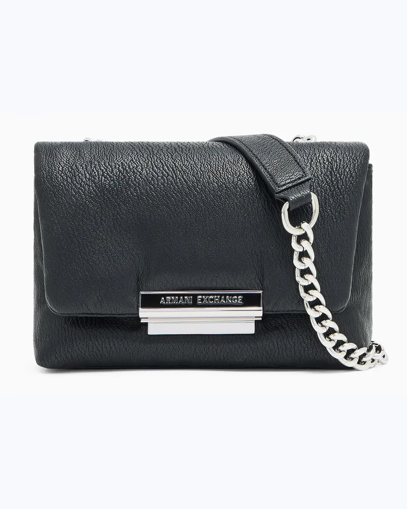 Armani Exchange Umhängetasche mit Metalldetails Schwarz