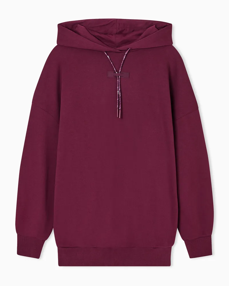 Armani Exchange Hoodies Burgunderrot