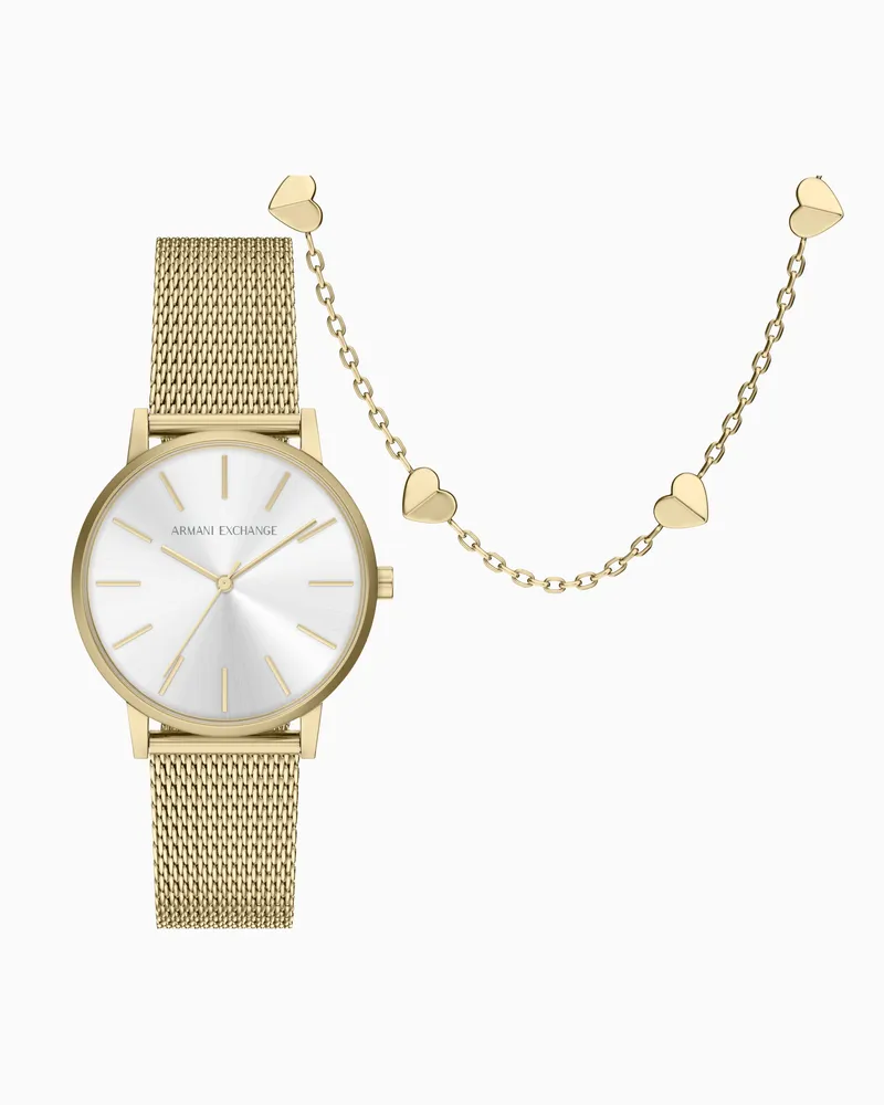 Armani Exchange Quarzuhr-Set Mehrfarbig