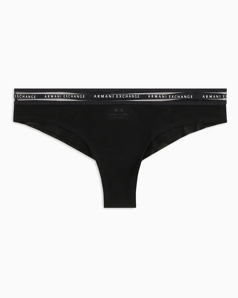 Armani Exchange Brasilslips Schwarz