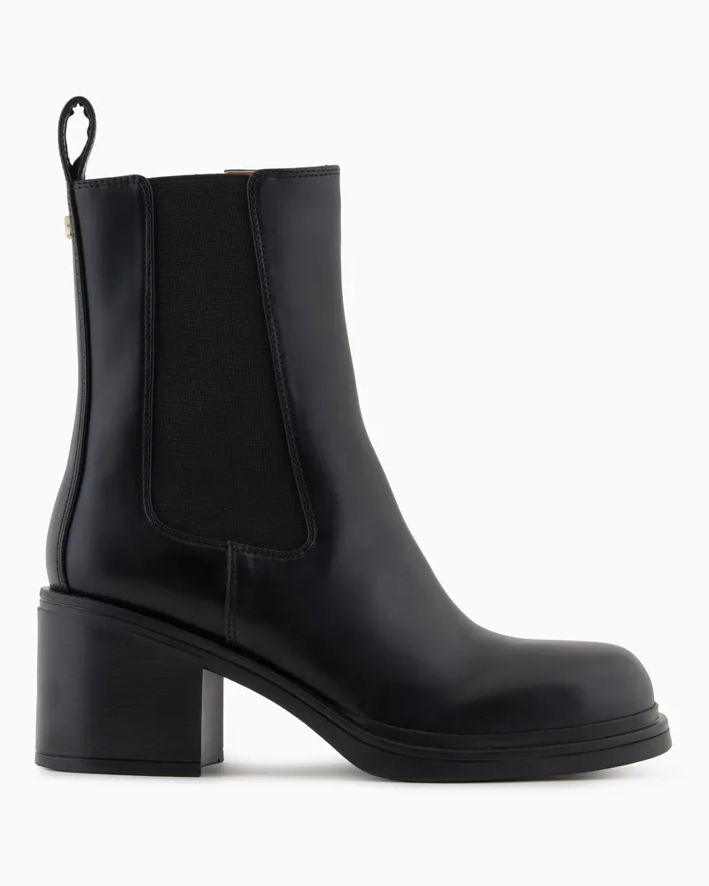 Armani Exchange Stiefeletten Schwarz