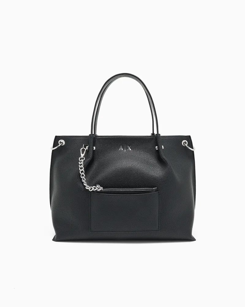 Armani Exchange Shopper mit Clutch Schwarz
