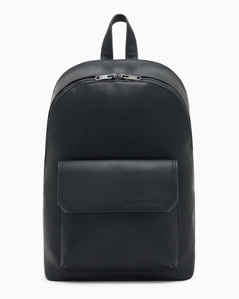 Armani Exchange Rucksack mit glänzendem Effekt und Tasche Schwarz