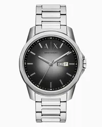 Armani Exchange Uhrenstahlarmbänder Silber