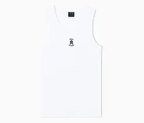 Geripptes Tanktop mit Logo