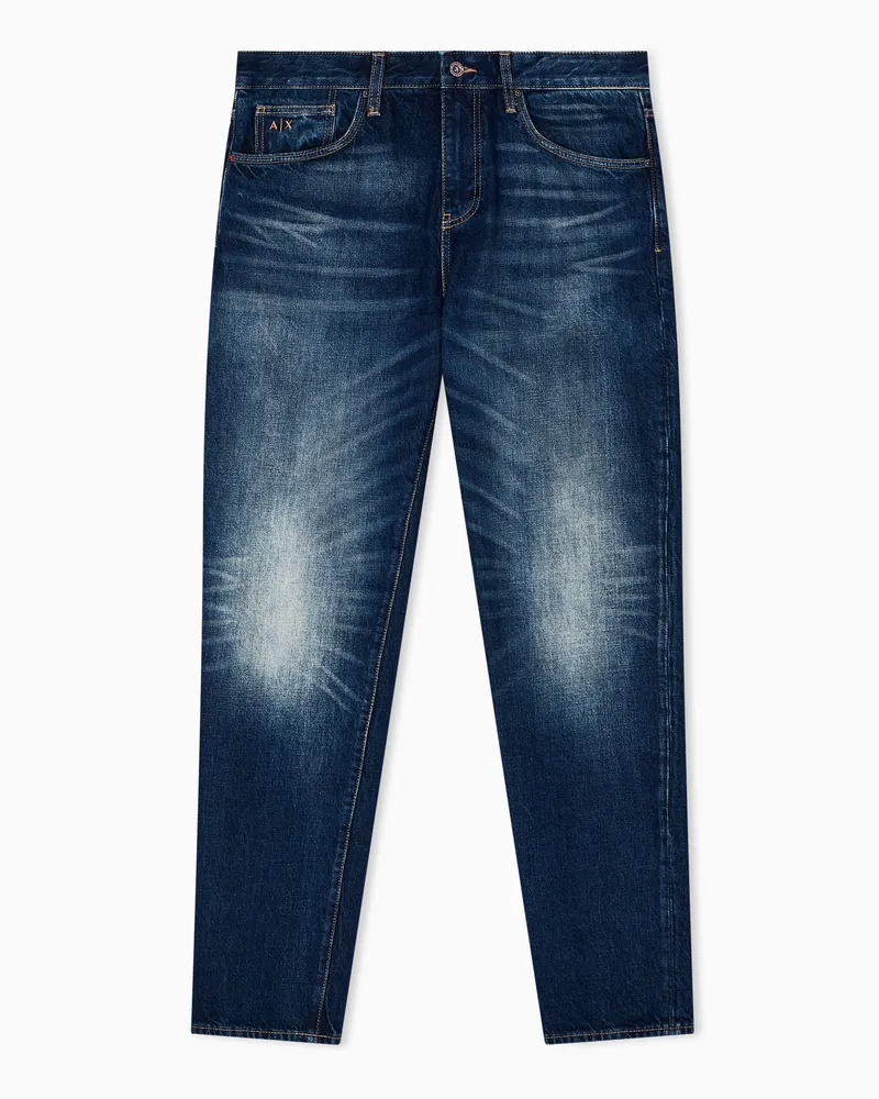 Armani Exchange Slim Fit Jeans aus Denim Blau