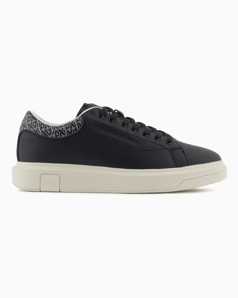 Armani Exchange Sneaker mit Detail auf der Rückseite Weiß