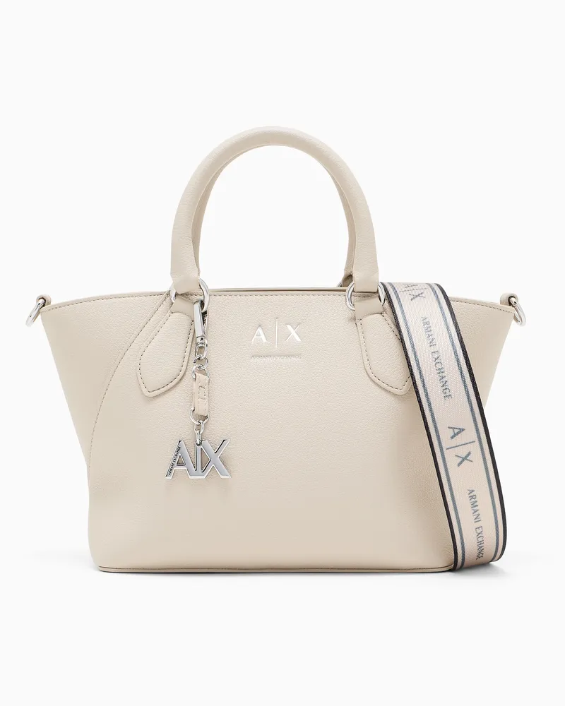 Armani Exchange Shopper Isabel Tote Weiß
