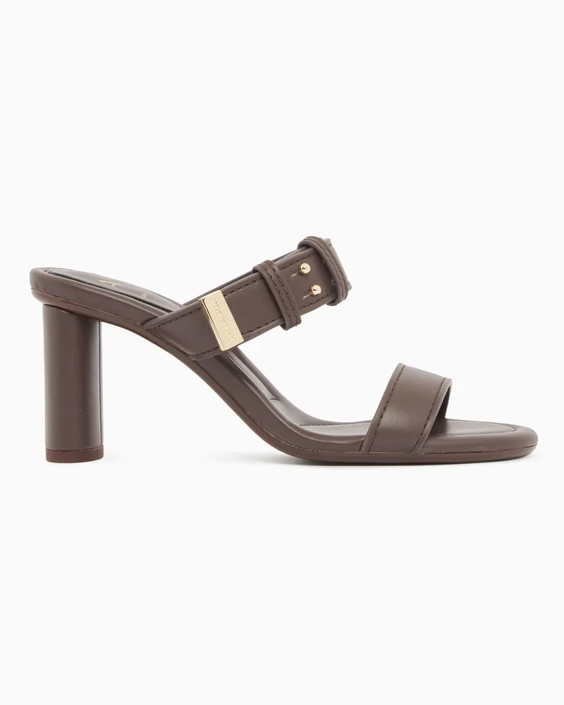 Armani Exchange Technical fabric pumps Braun