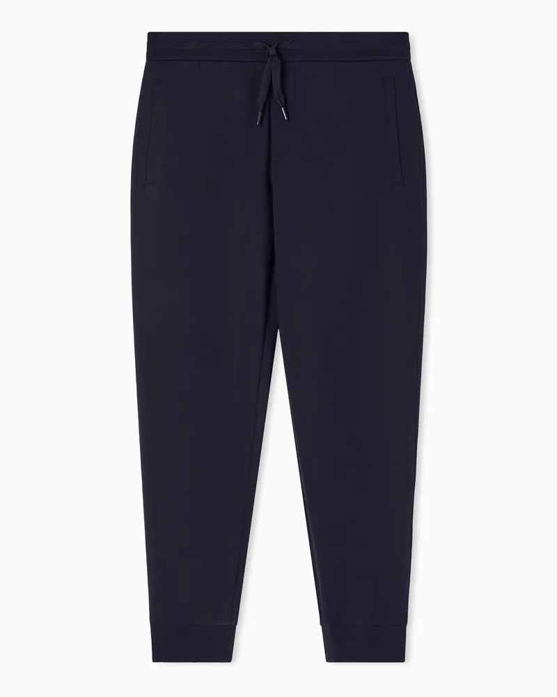 Armani Exchange Jogger pants with logo on the back Marineblau