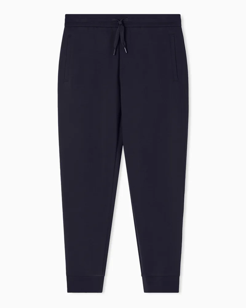 Armani Exchange Hose aus dehnbarem Baumwollgewebe Marineblau