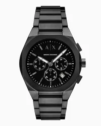 Armani Exchange Uhrenstahlarmbänder Schwarz