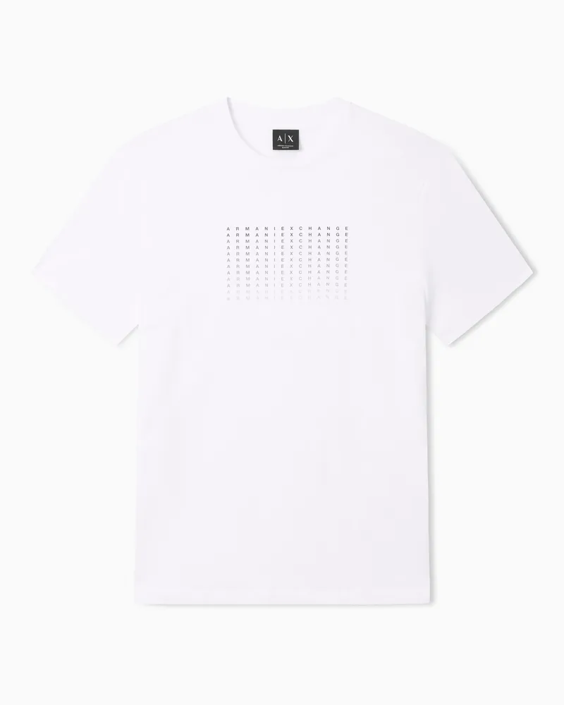 Armani Exchange Slim fit Cotton T-shirt Weiß