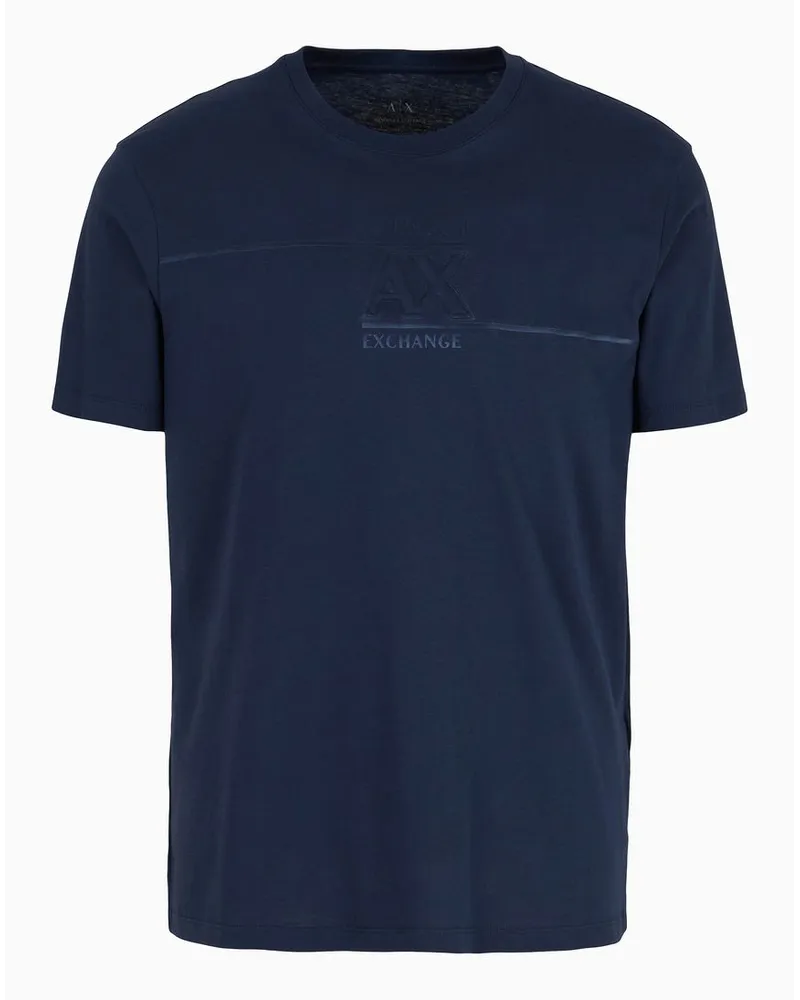 Armani Exchange Regular Fit T-shirts Blau