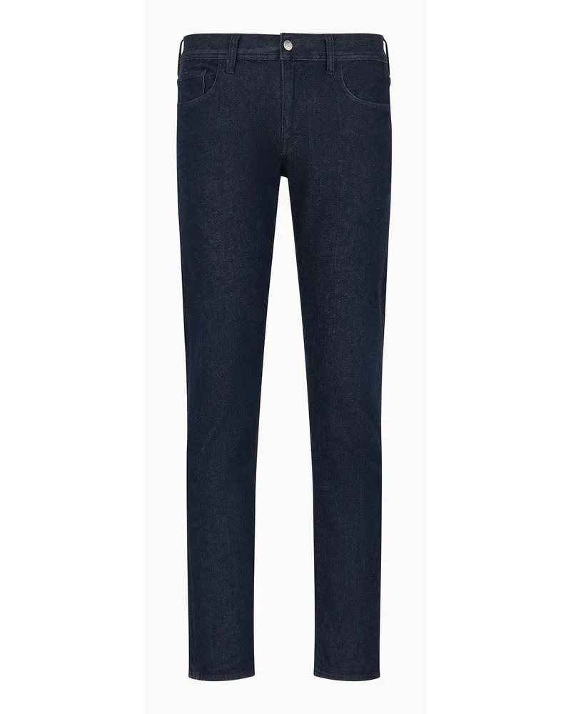 Armani Exchange Schmal Geschnittene Jeans Dunkelblau