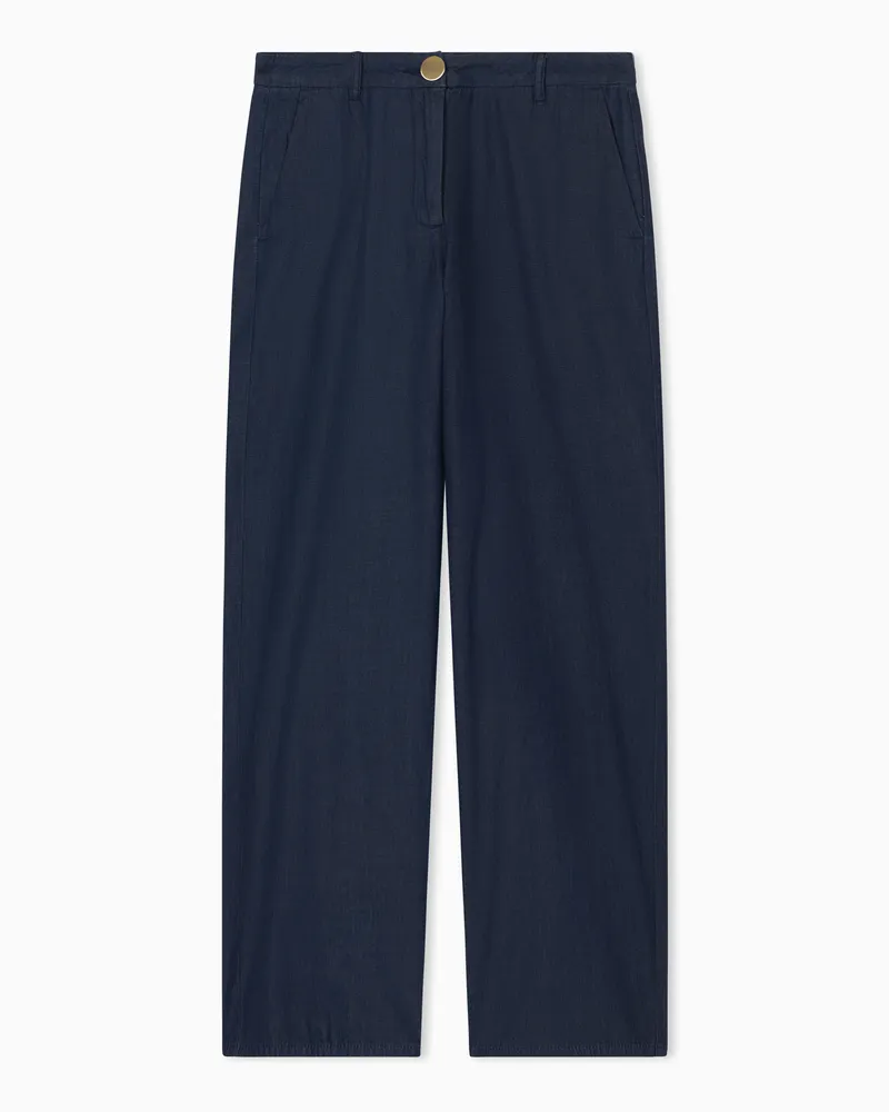 Armani Exchange Trousers in technical fabric Blau