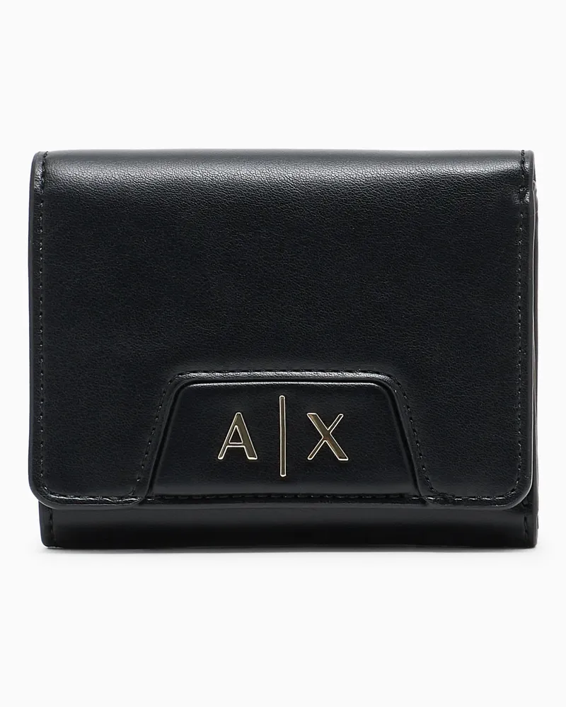 Armani Exchange Book wallet Schwarz