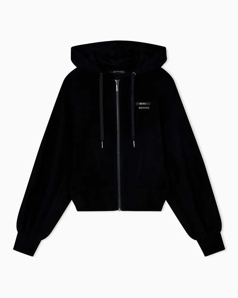 Armani Exchange Sweatshirts mit Reißverschluss Schwarz