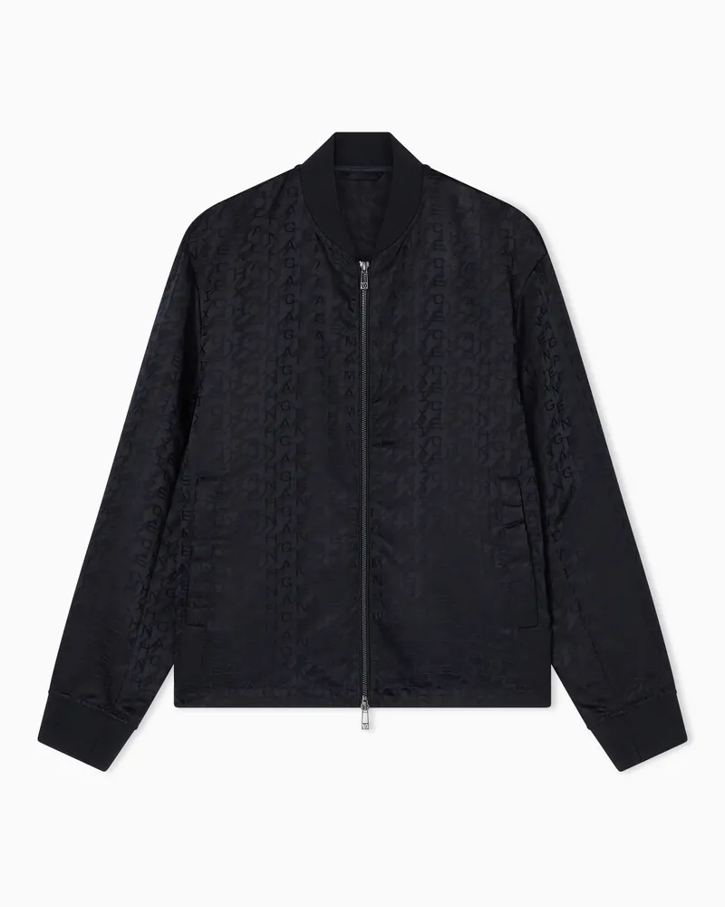 Armani Exchange Blouson in mixed fabric Marineblau