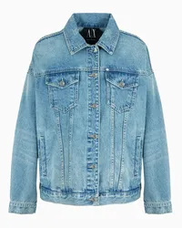 Armani Exchange Jeansjacken Mittelblau