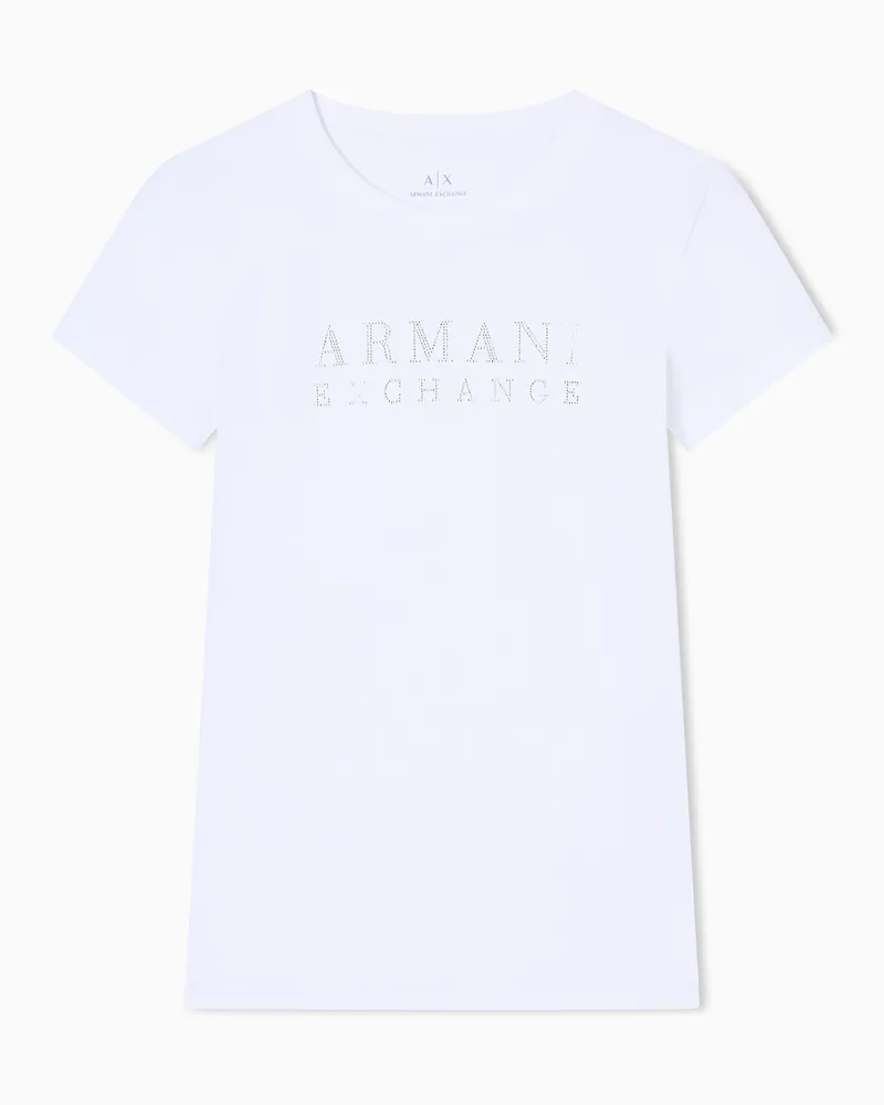 Armani Exchange Slim Fit T-Shirts Weiß