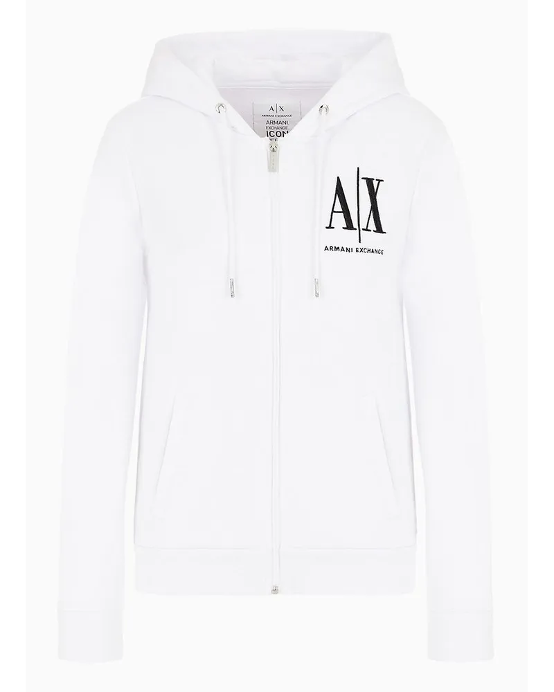 Armani Exchange Kapuzenpullover Weiss