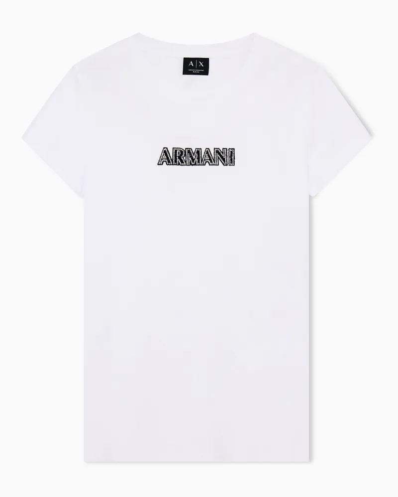 Armani Exchange Slim Fit T-Shirts Weiß