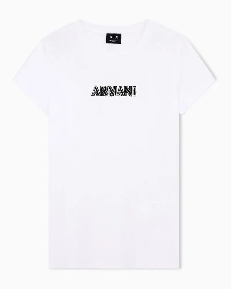 Armani Exchange Slim Fit T-Shirts Weiß
