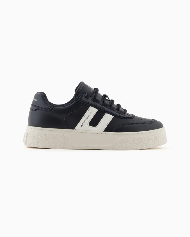Armani Exchange Sneaker mit seitlichem Detail Weiß