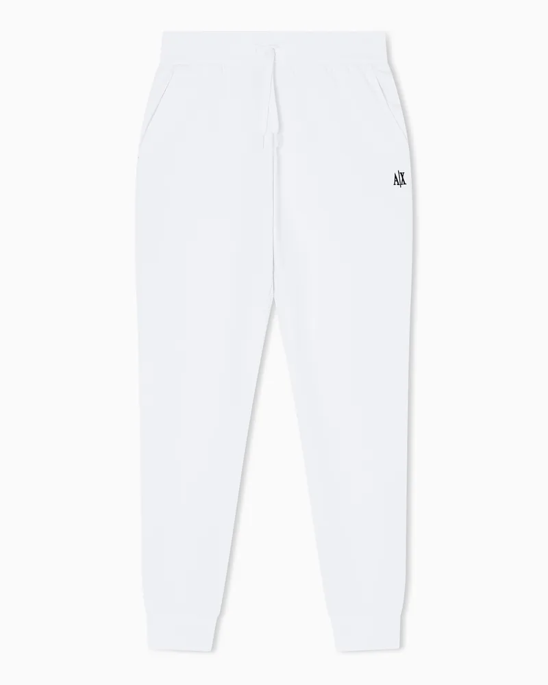 Armani Exchange Jogginghose mit Symbol Weiß
