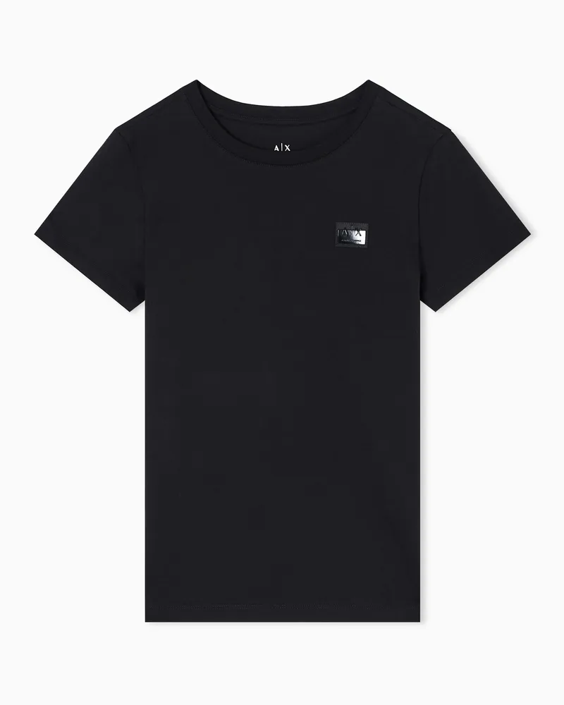 Armani Exchange Regular Fit T-Shirts Schwarz