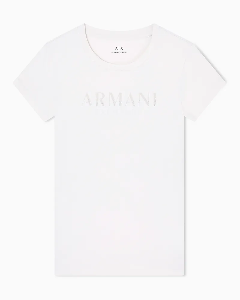 Armani Exchange Slim Fit T-Shirts Beige