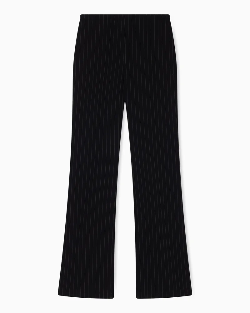 Armani Exchange Nadelstreifenhose Schwarz