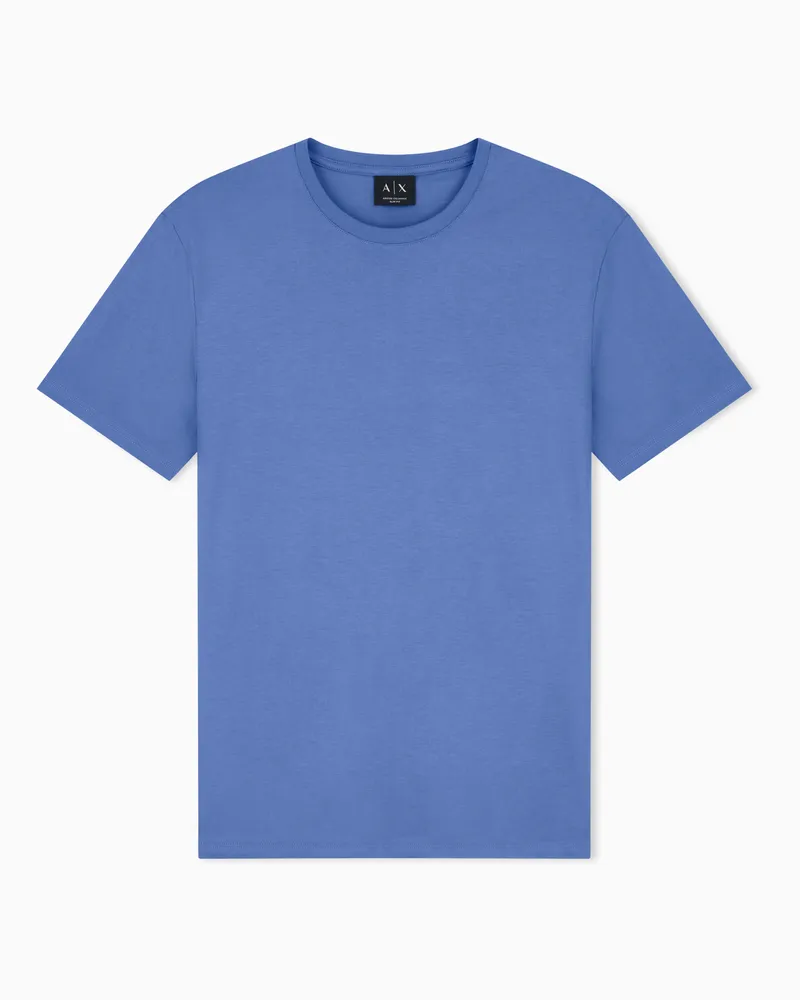Armani Exchange T-Shirt Essential im Slim Fit aus Pima-Baumwolljersey Violett